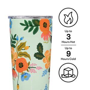 24 oz. Hot / Cold Rifle Paper Co x Corkcicle Tumbler Mint